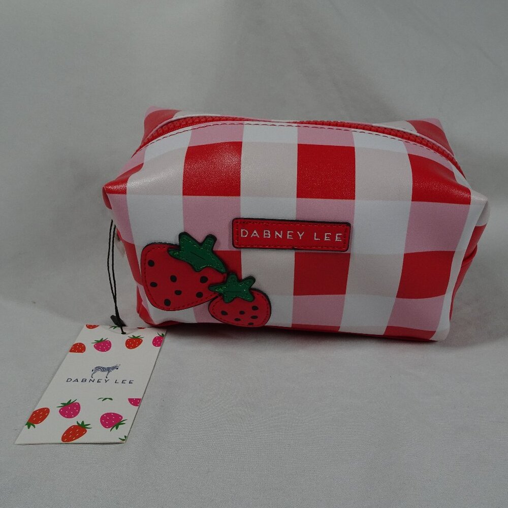 Dabney Lee Strawberry Cosmetic Make up Bag